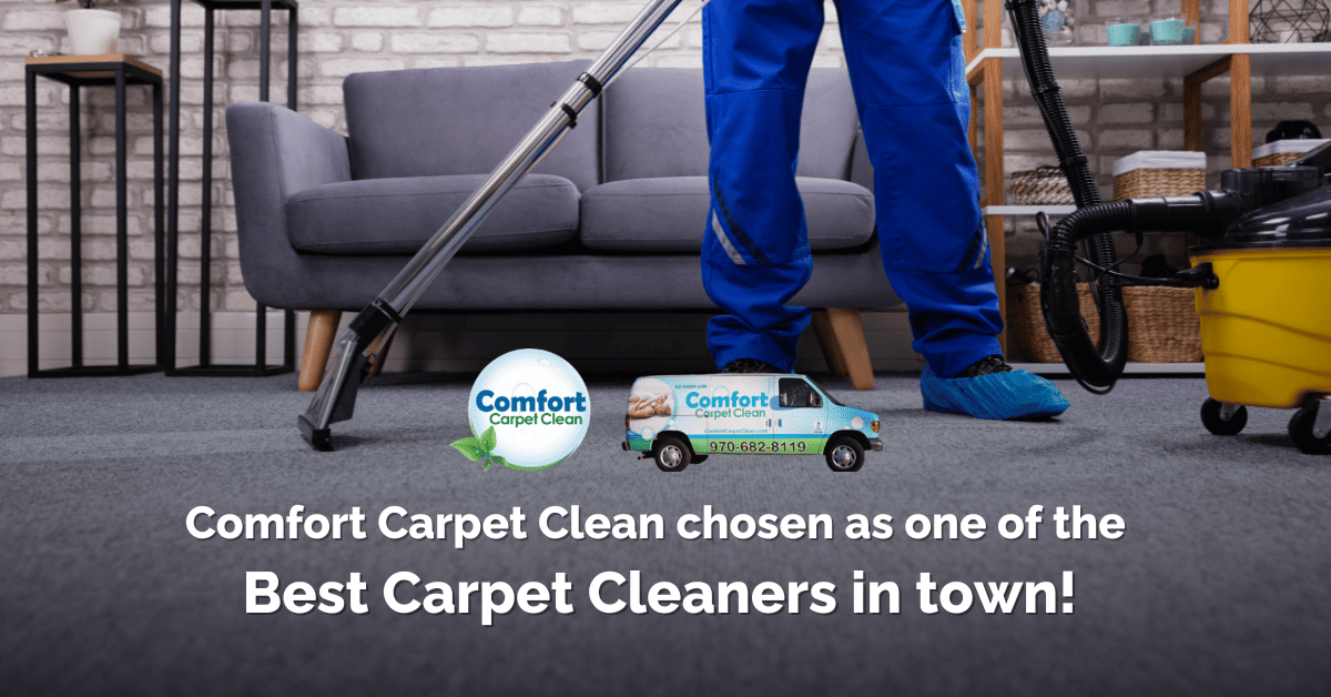 Comfort Carpet Clean chosen as one of the Best Carpet Cleaners in town!